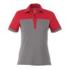 Women's MACK Short Sleeve Polo Standard | Team Red Heather-Steel Grey | XS | No Imprint | not available | not available