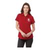 Women's REMUS SS Polo Standard | Team Red Heather-Black | 3XL | No Imprint | not available | not available