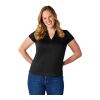 Women's AMOS Eco SS Polo Standard | Black | XS | No Imprint | not available | not available