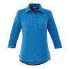 Women's TIPTON Three Qtr Slv Polo Blue | L