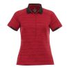 Women's EMORY SS Polo Standard | Red-Black | M | No Imprint | not available | not available