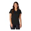 Women's CERRADO SS Polo Black-Grey Storm | XL