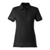 Women's BELMONT Short Sleeve Polo Standard | Black | 3XL | No Imprint | not available | not available