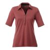 Womens SKARA SS Polo Standard | Vintage Red Heather | XL | No Imprint | not available | not available