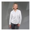 TATRA Eco Long Sleeve Knit Button Up Shirt-Women's White | S