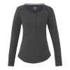 Women's Riverrock Roots73 Henley Standard | Charcoal | L | No Imprint | not available | not available