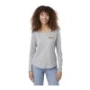 SOMOTO Eco Long Sleeve Tee - Women's Standard | Heather Grey | XS | No Imprint | not available | not available