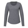 SOMOTO Eco Long Sleeve Tee - Women's Standard | Heather Charcoal | M | No Imprint | not available | not available