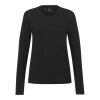 Women's Organic Cotton Longsleeve Tee Standard | Black | XS | No Imprint | not available | not available