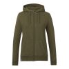 Women's Organic Cotton Zip Hoodie Standard | Olive | S | No Imprint | not available | not available
