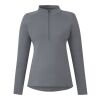 EVANS Eco Knit Half Zip - Women's Standard | Steel Grey | 3XL | No Imprint | not available | not available