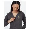 tentree Stretch Knit Quarter Zip - Women's Dark Gray | XS | No Imprint | not available | not available