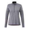 Women's VEGA Tech Half Zip Standard | Steel Grey | 2XL | No Imprint | not available | not available
