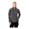 Women's Bowlen Polyfleece Half Zip Grey Storm | L