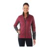 Women's FERNIE Hybrid Insulated Jacket Standard | Wine Red-Heather Dark Charcoal | XS | No Imprint | not available | not available