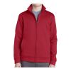 Sport-Tek® Youth Sport-Wick® Fleece Full-Zip Jacket Red | L | No Imprint | not available | not available