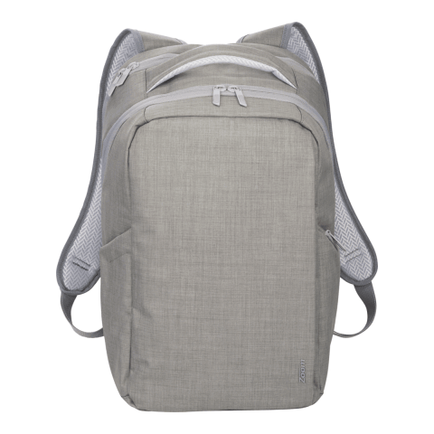 Zoom Grid 15&quot; TSA Computer Backpack Standard | Gray | No Imprint | not available | not available