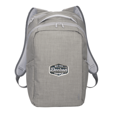 Zoom Grid 15&quot; TSA Computer Backpack Gray | No Imprint | not available | not available