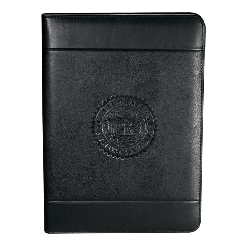Windsor Impressions Zippered Padfolio Black | No Imprint | not available | not available