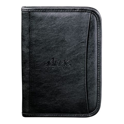 DuraHyde Jr. Zippered Padfolio Black | No Imprint | not available | not available