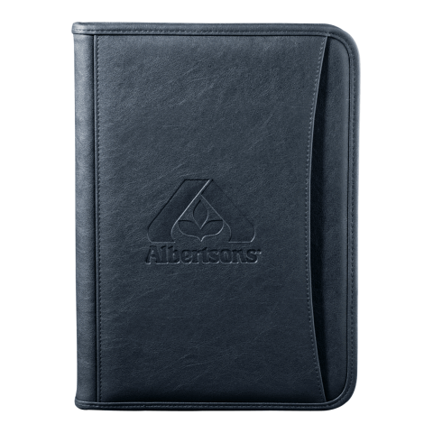 DuraHyde Zippered Padfolio Standard | Blue | No Imprint | not available | not available