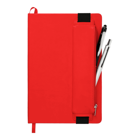 FUNCTION Office Hard Bound Notebook With Pen Pouch Red | No Imprint | not available | not available