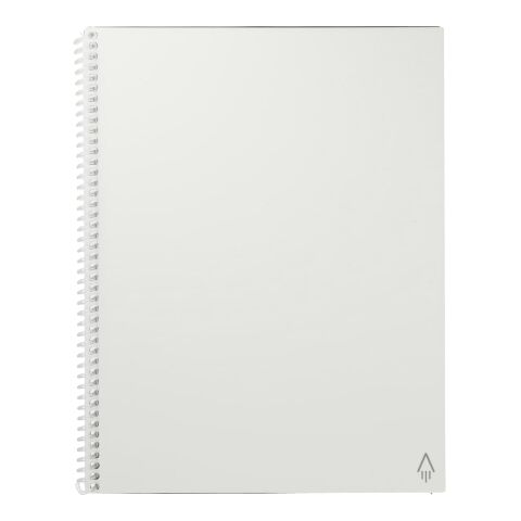 Rocketbook Fusion Letter Notebook Set Standard | White | 1 color Screen Print | Spine Left, On front, - Centered from holes along spine to right edge | 6.00 Inches × 8.00 Inches