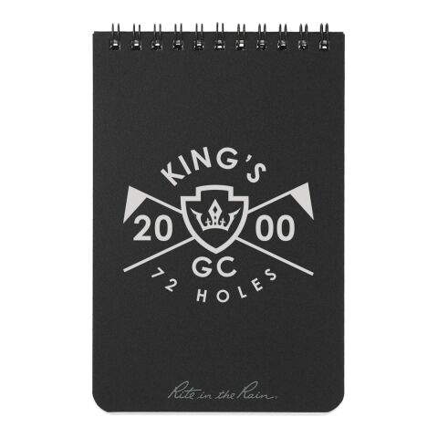 4” x 6” Rite in the Rain Top Spiral Notebook Black | No Imprint | not available | not available