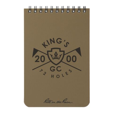 4” x 6” Rite in the Rain Top Spiral Notebook Tan | No Imprint | not available | not available