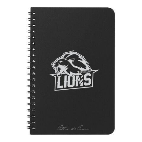 4.6” x 7” Rite in the Rain Side Spiral Notebook Black | No Imprint | not available | not available