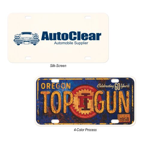 Aluminum Custom License Plate 