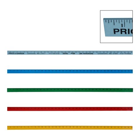 Colorful Enameled Yardstick Blue | No Imprint | not available | not available