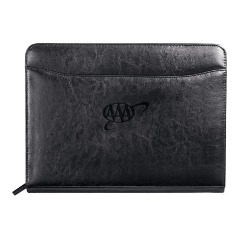 Renaissance Zippered Padfolio Standard | Black | No Imprint | not available | not available