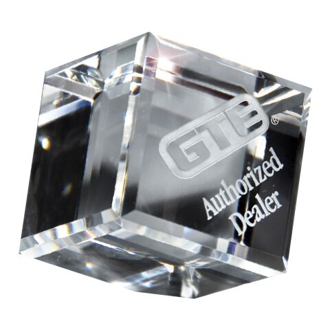 Large Cube Award Transparent | No Imprint