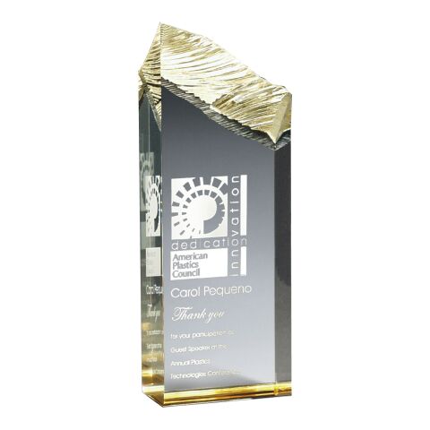 Large Chisel Tower Award Blue | No Imprint