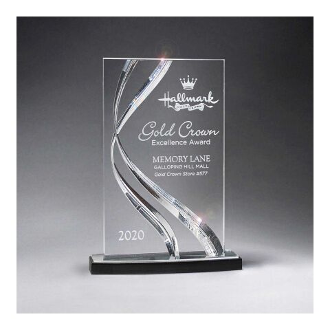 Medium Clear Award Transparent | No Imprint