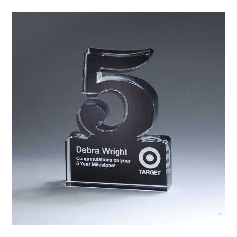 Freestanding 5 Year Anniversary Award