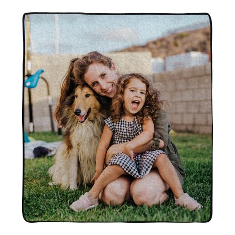 60&quot; X 45&quot; Dye Sublimated Blanket White | No Imprint | not available | not available