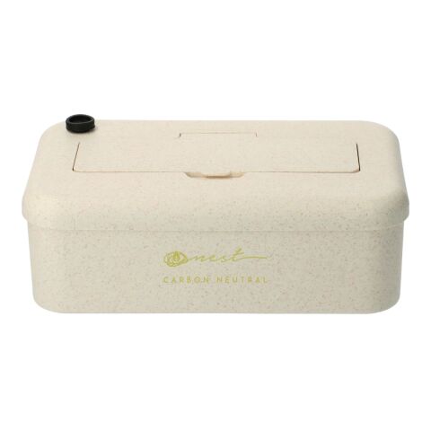 Bamboo Fiber Lunch Box with Utensil Pocket 