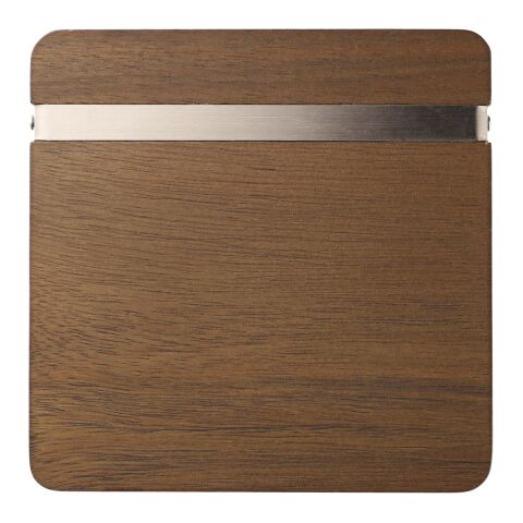 Graze Wood and Metal Coaster Set Standard | Wood | No Imprint | not available | not available
