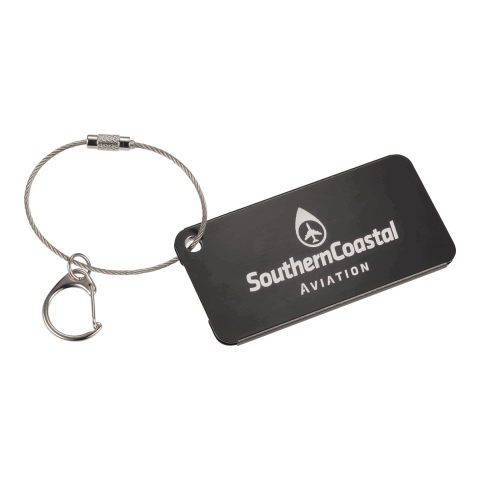 Aluminum Identification Tag Standard | Black | No Imprint | not available | not available