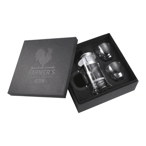 Modena Coffee Press and Glass Set Standard | Black | No Imprint | not available | not available