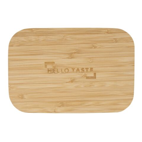 Bamboo Fiber Lunch Box with Cutting Board Lid Gray | No Imprint | not available | not available