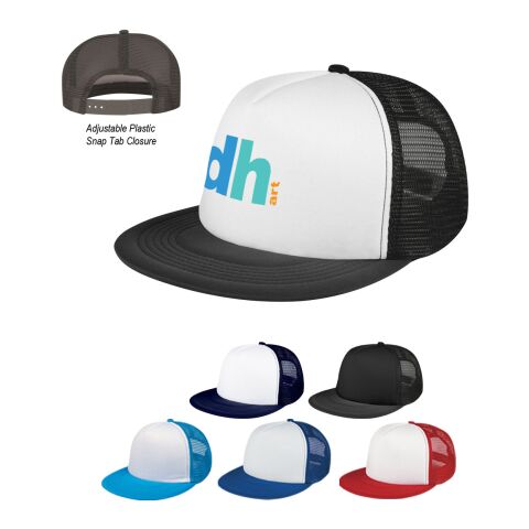 FLAT BILL TRUCKER CAP custom printed allbranded