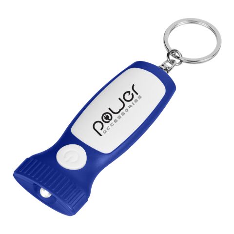 Slim LED Light Key Chain Blue with White | No Imprint | not available | not available