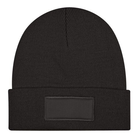 Patch Knit Beanie With Cuff Black | No Imprint | not available | not available