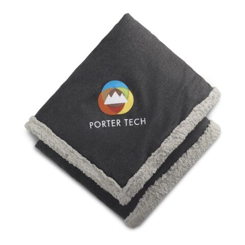 Field &amp; Co.® Oversized Wool Sherpa Blanket Charcoal | No Imprint | not available | not available