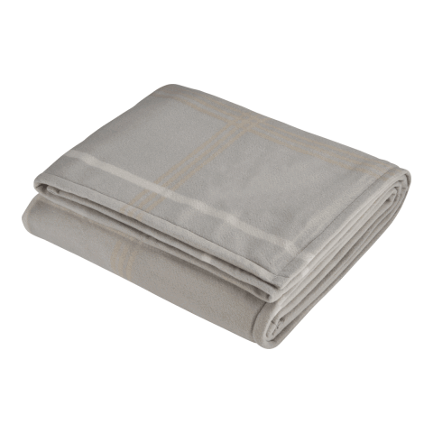 Plaid Fleece Sherpa Blanket Gray | No Imprint | not available | not available