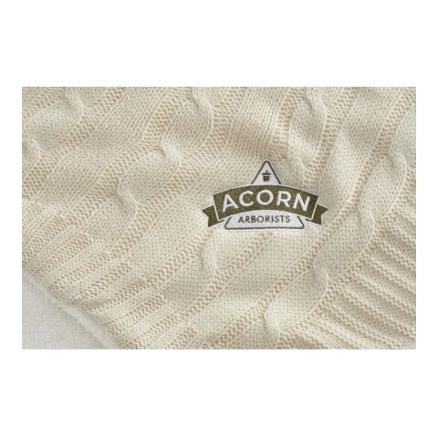 Field &amp; Co.® Cable Knit Sherpa Blanket Beige | No Imprint | not available | not available