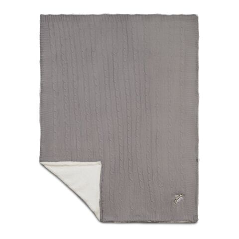 Field &amp; Co.® Cable Knit Sherpa Blanket Gray | No Imprint | not available | not available